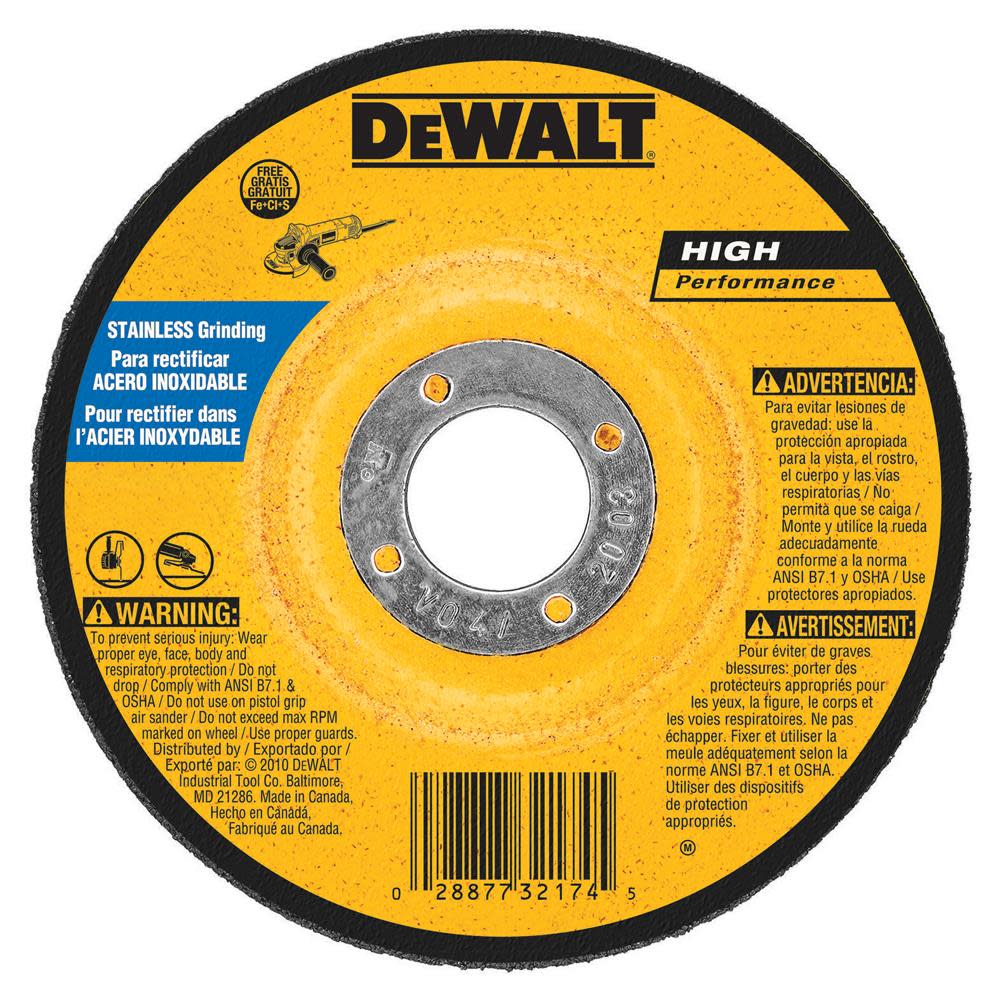 DW 4 In. x 1/4 In. x 5/8 In. Stainless Steel Wheel DW8410 from DW