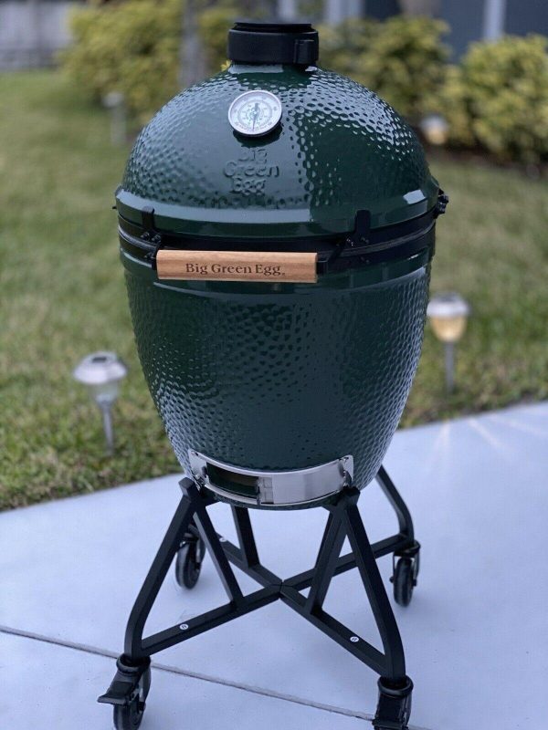 brand new big green egg grill smoker with new accessories