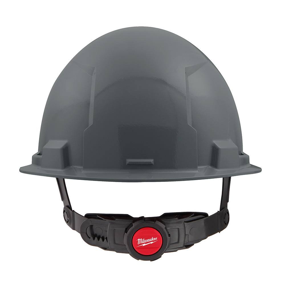 MW BOLT Gray Type 1 Class E Front Brim Non-Vented Hard Hat with 6-Point Ratcheting Suspension (10-Pack) 48-73-1134X10