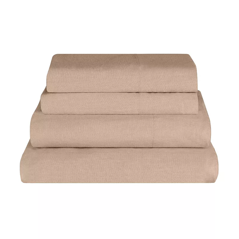 SUPERIOR Cotton Linen Blend Sheet Set