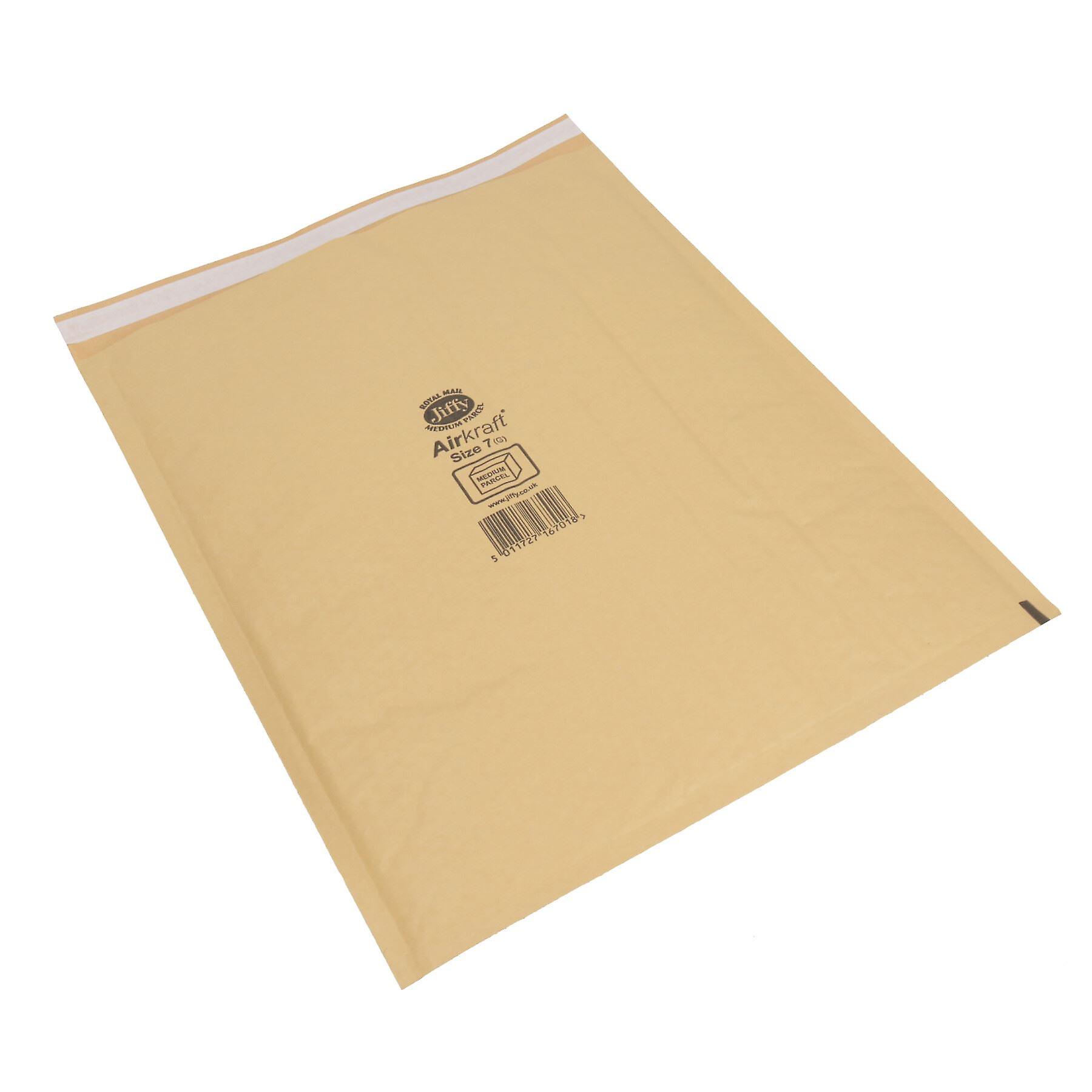 200pk Genuine Gold Jiffy Bag Airkraft Bubble Padded Mail Bag Envelope Size 7