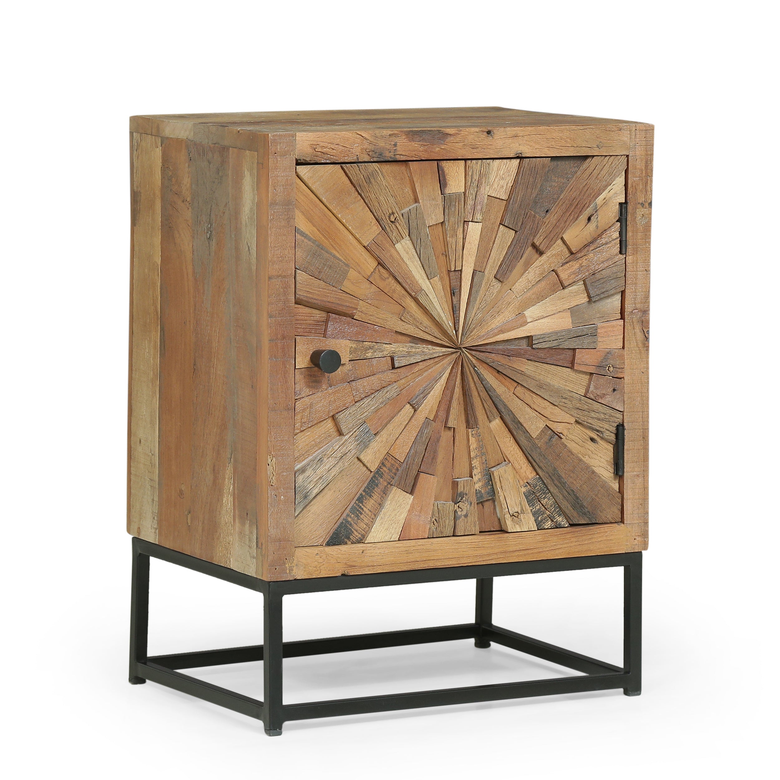 Kelci Boho Wooden Night Stand