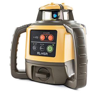 Topcon RL-H5A Rechargeable Battery Horizontal Self-Leveling Rotary Laser Level with LS-100D Receiver 1021200-08