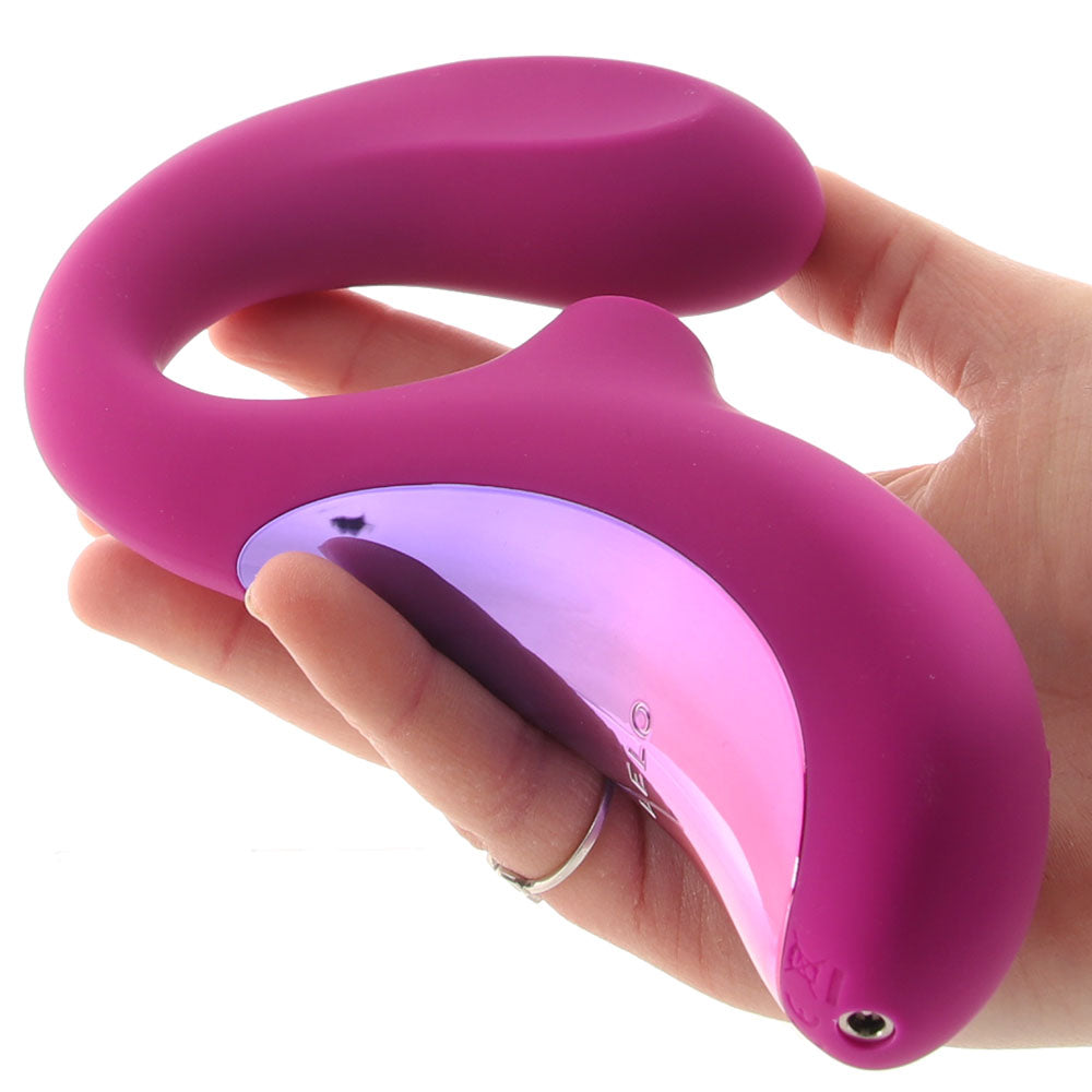 ENIGMA Dual Action Sonic Massager in Deep Rose