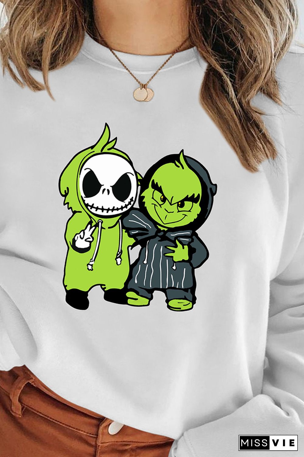 Nightmare before Grinchmas,Jack, Grinch, Besties Sweatshirt Wholesale