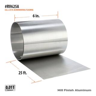Gibraltar Building Products 6 in. x 25 ft. Aluminum Roll Valley Flashing RV625A