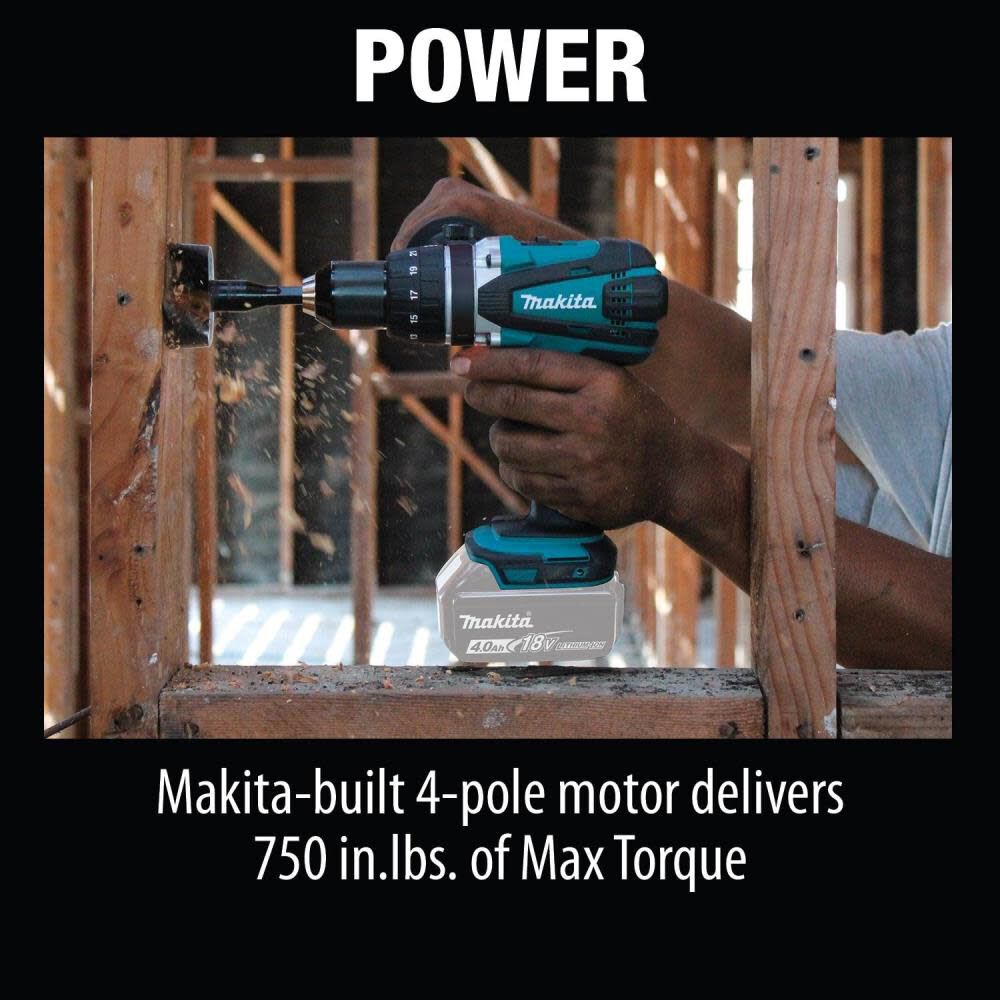 Makita 18V LXT Lithium-Ion Cordless 1/2 in. Driver-Drill (Tool only) XFD03Z from Makita