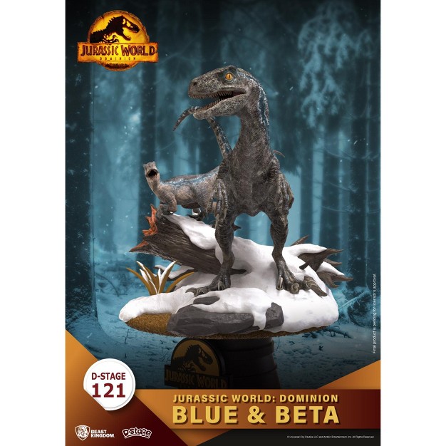 Universal Jurassic World Dominion blue amp beta d stage