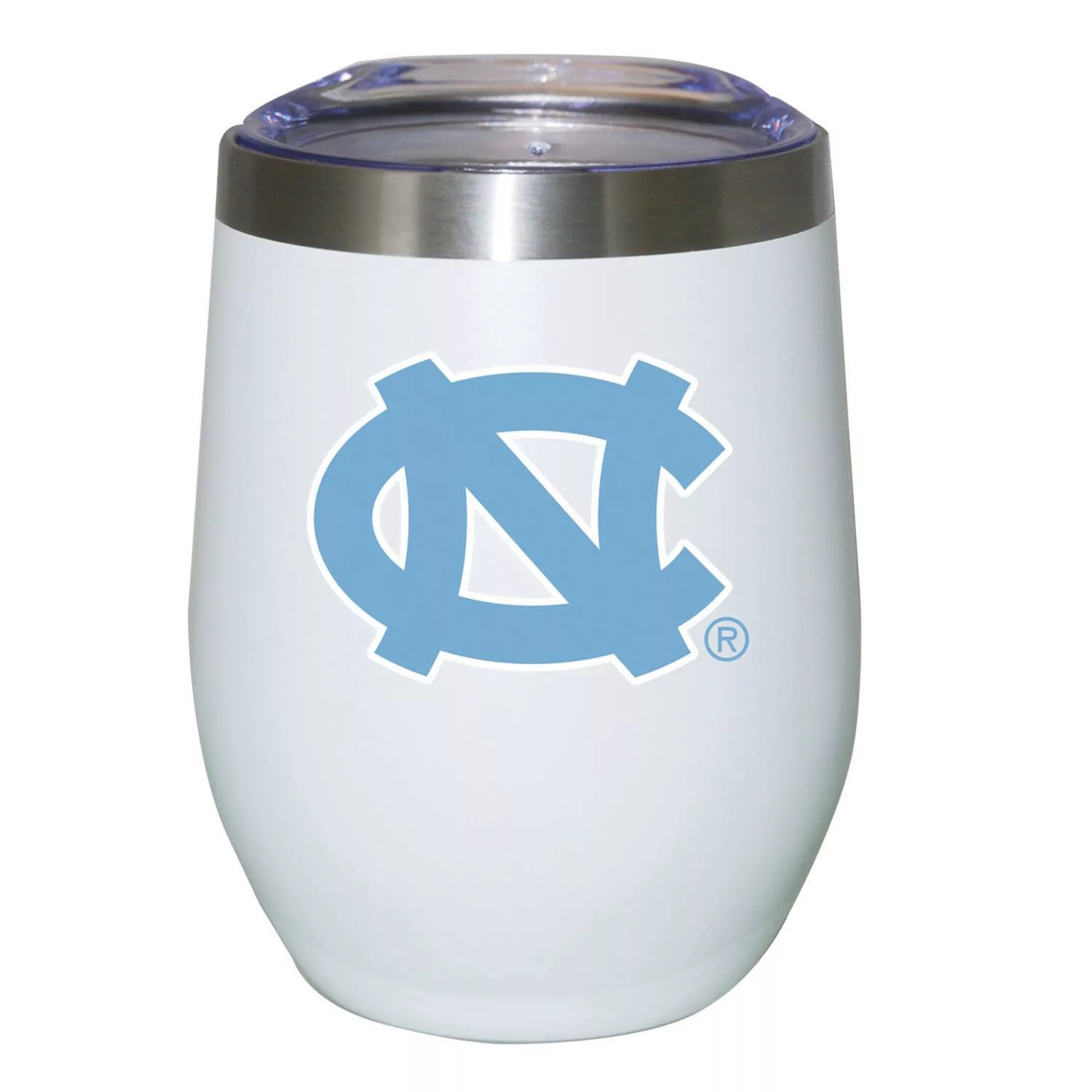 North Carolina Tar Heels 12oz. Logo Stemless Tumbler