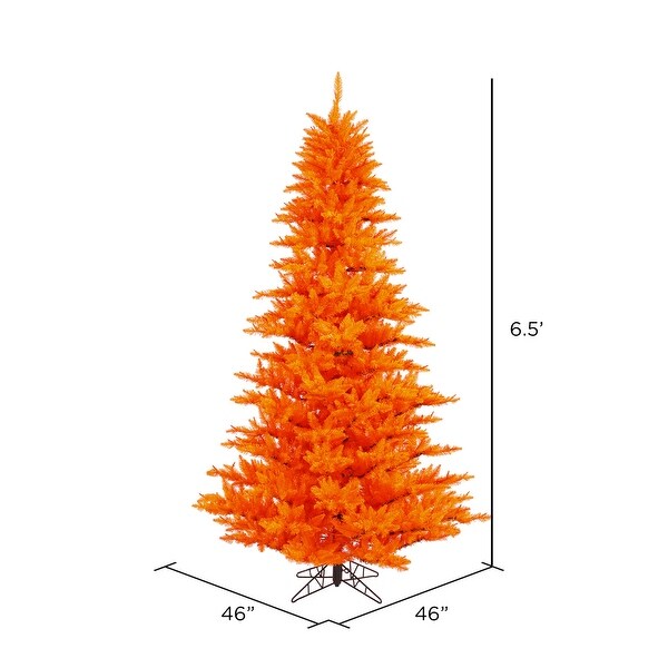 Vickerman 6.5' Orange Fir Artificial Christmas Tree，Unlit