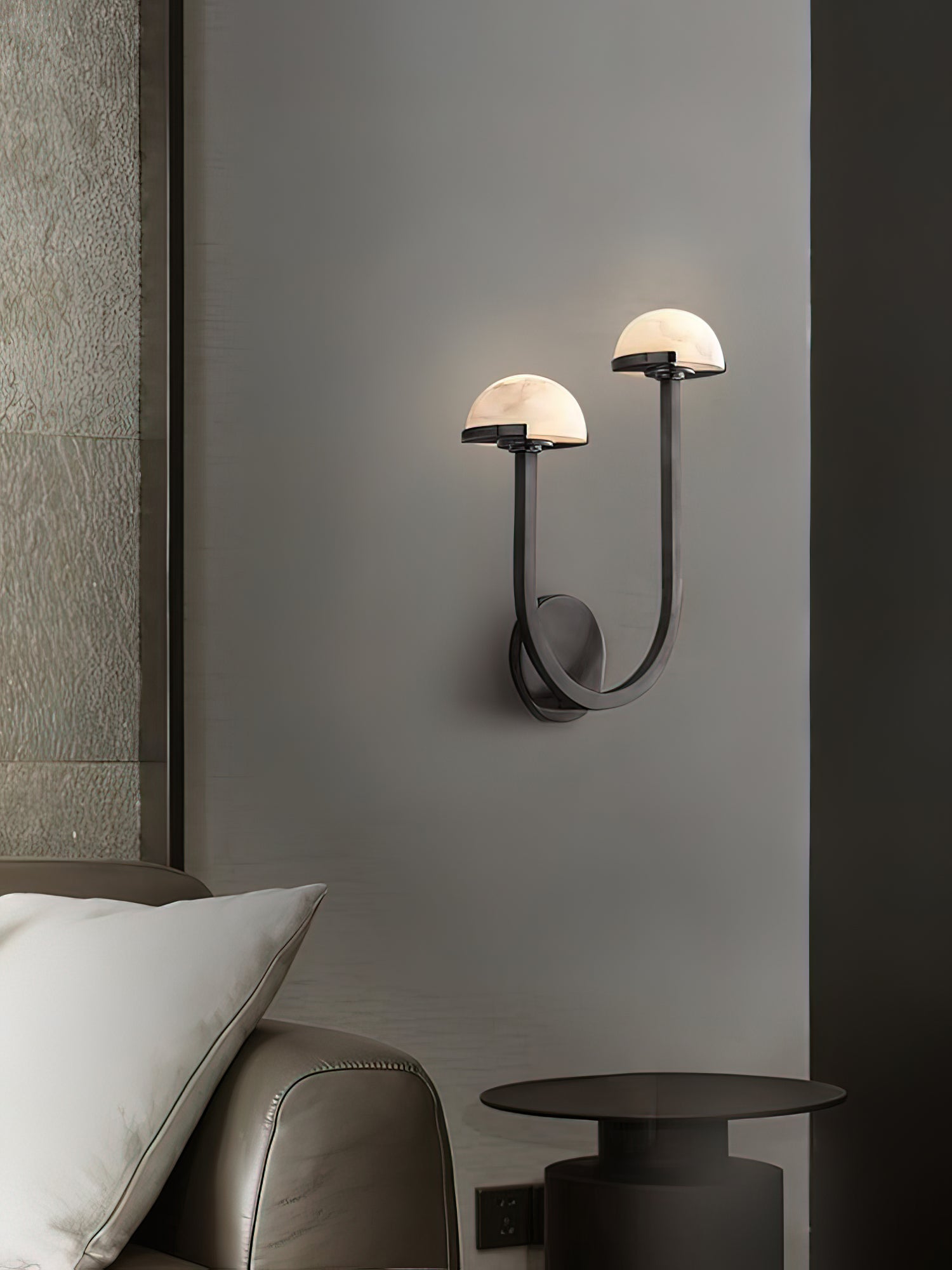 Mushroom Alabaster Wall Lamp