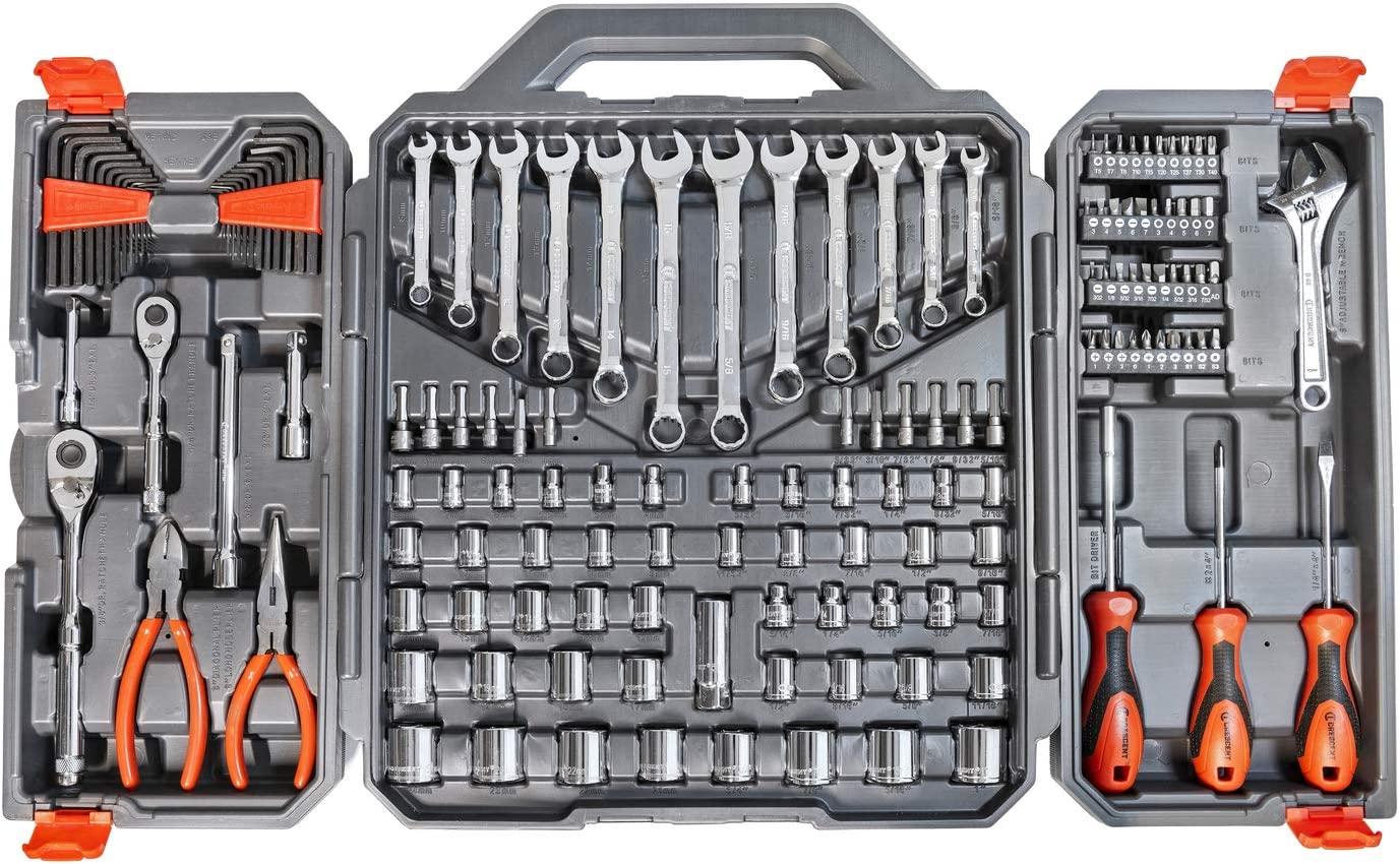 180 Pc. Professional Tool Set in Tool Storage Case - CTK180