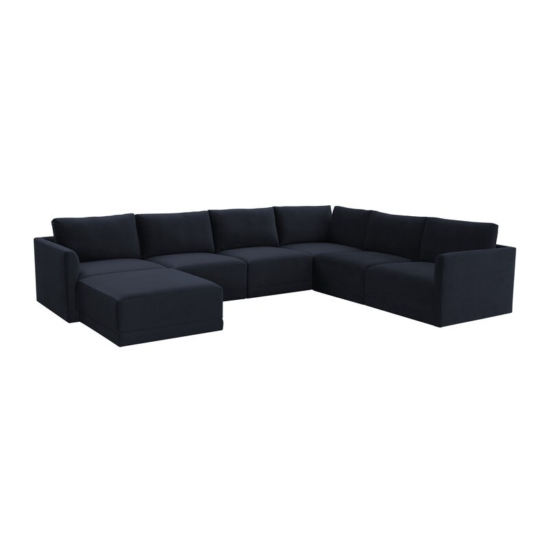 Willow Modular 7 Piece Large Chaise Sectional