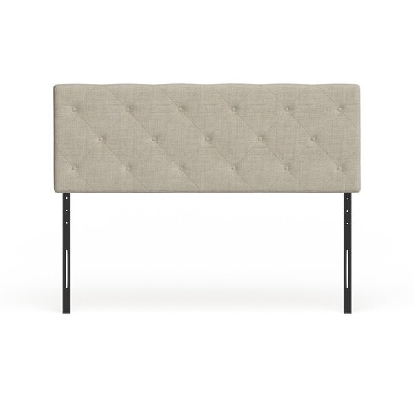 Terisa Queen Upholstered Fabric Headboard - - 19427959