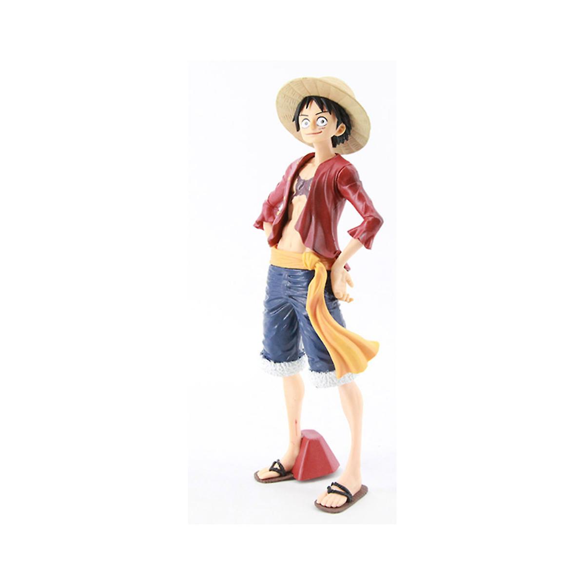 Smile Luffy Stand Pose One Piece Anime Action Figure Toy Model 25cm