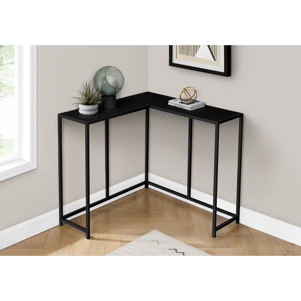 Accent Table， Console， Entryway， Narrow， Corner， Living Room， Bedroom， Metal， Laminate， Contemporary， Modern - 36