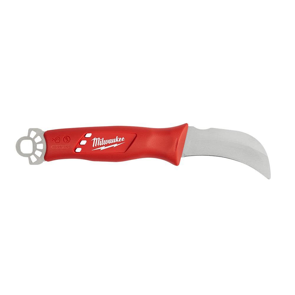 Milwaukee Lineman's Hawkbill Knife with STICKWORK 3-in-1 Ring 48-22-1924 from Milwaukee