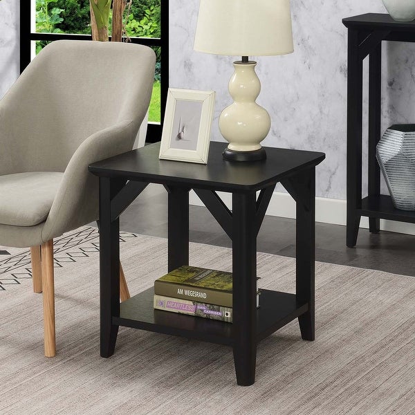 The Gray Barn West End Table with Shelf