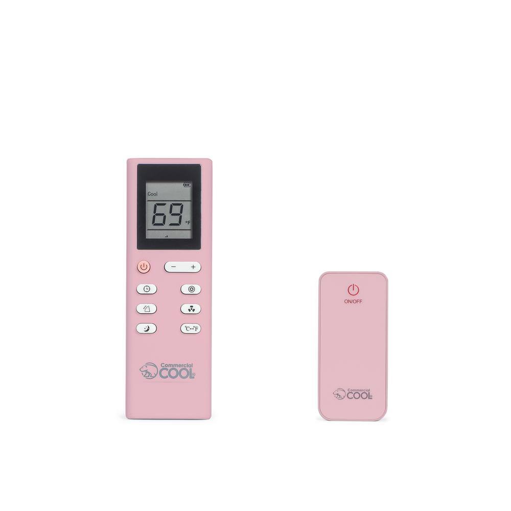 Commercial Cool 9000 BTU (6350 BTU (SACC)) Portable Air Conditioner Bedroom Edition Wi-Fi Enabled in Pink CCP6JP