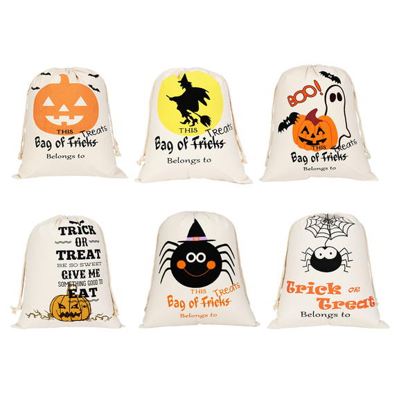 TOPTIE 6 PCS Halloween Large Gift Bags 14 1/4 x 19...