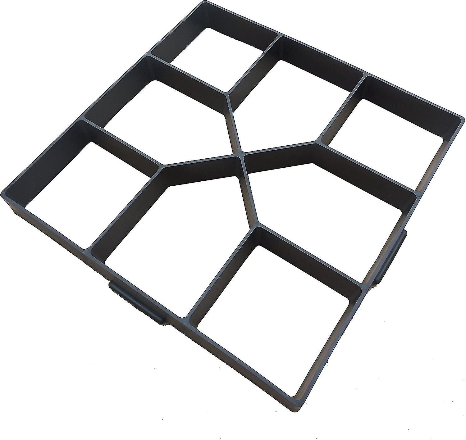 Plastic Path Maker Mould 40x40cm Paving Concrete Stepping Stone Mould Molds Stones Slabs Garden Patio Driveway Pavement Mold Patio Path Walk Maker