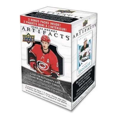 2022-23 Upper Deck Artifacts Hockey Trading Cards Blaster Box