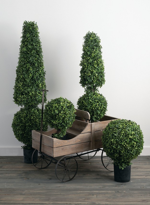 Shopruber Artificial Boxwood Topiary