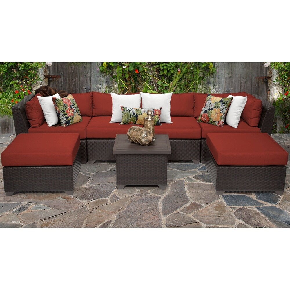 Barbados 7 Piece Outdoor Wicker Patio Furniture Set 07a