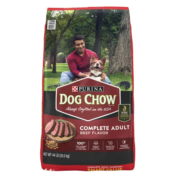 Purina Dog Chow 44 lb Complete Adult with Real Beef