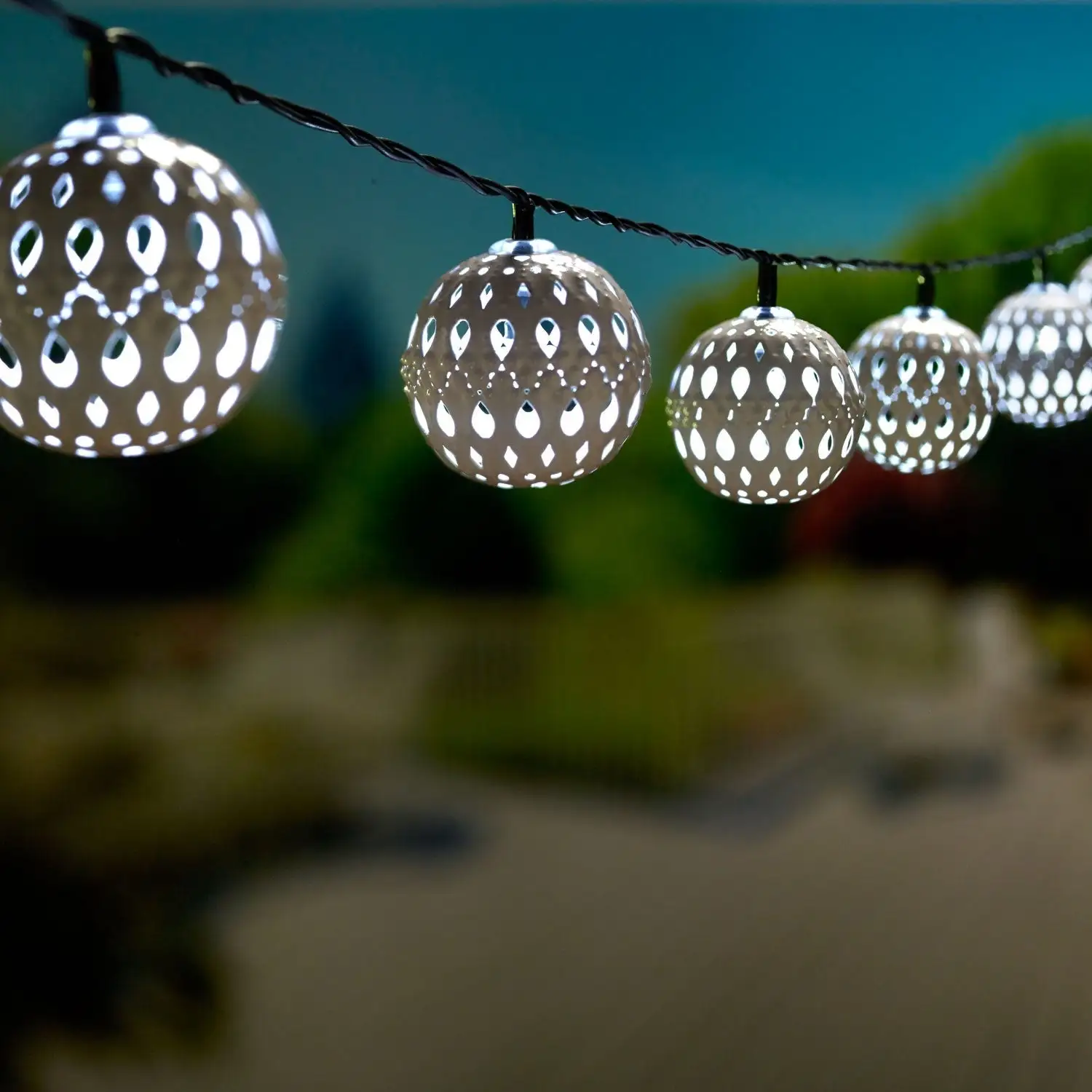 Carnivale Solar String Lights - Professional Series - White