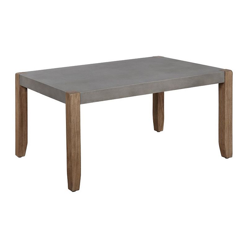 Alaterre Furniture Newport Faux Concrete Coffee Table