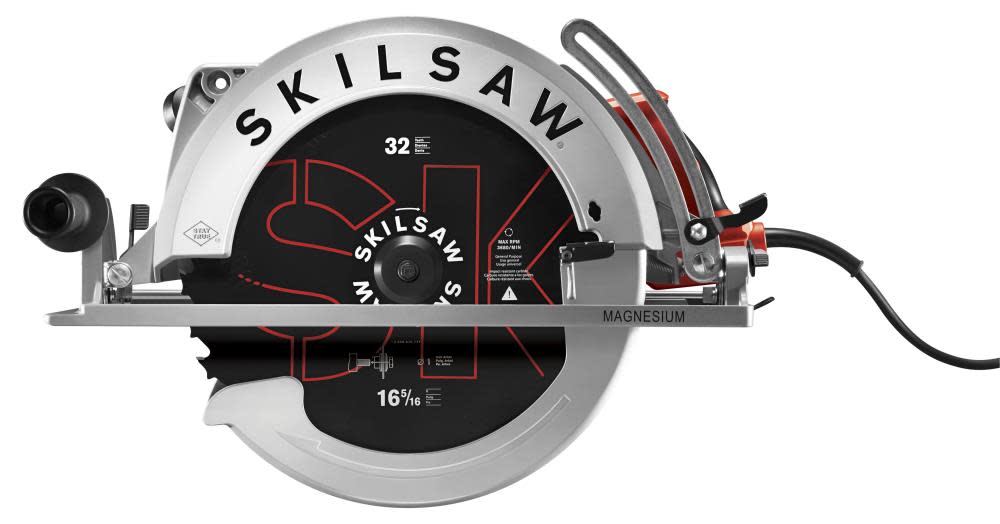 16-5/16 In. Magnesium Super Sawsquatch? Worm Drive Saw ;