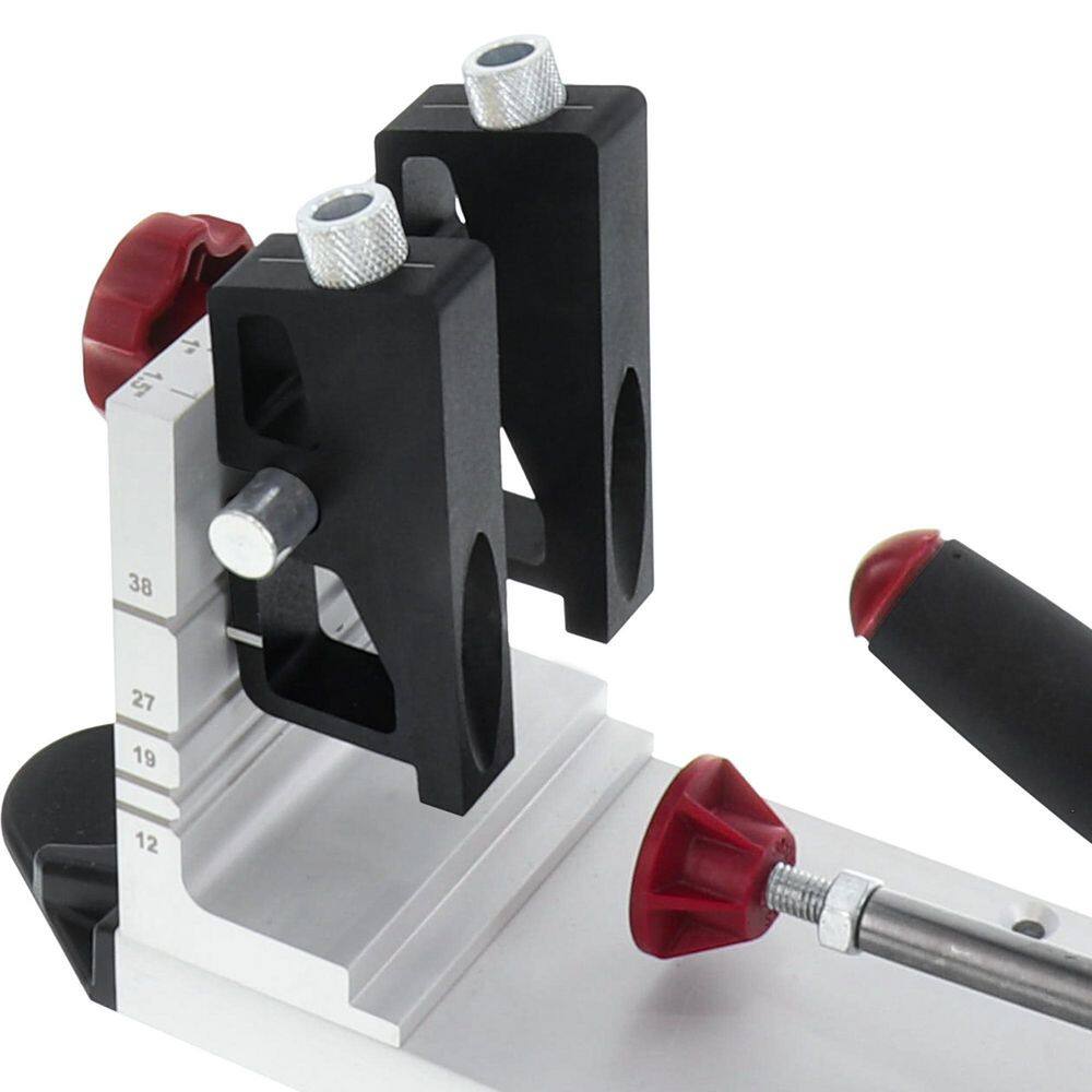 Milescraft Pocket Jig 400 - Self-Clamping Heavy-Duty All-Metal Pocket Hole Jig. Complete Kit with Bit Driver and Screws 1327