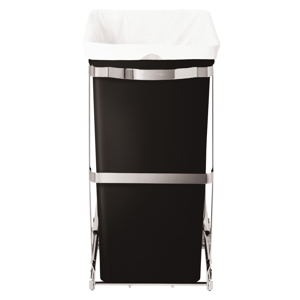 simplehuman Black 8 gal Under the Counter PullOut Trash Can