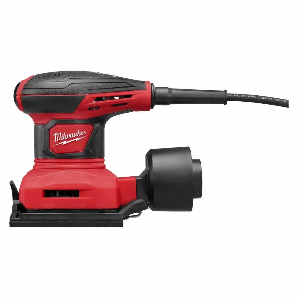 Milwaukee 3 Amp 1/4 Sheet Corded Palm Sander and#8211; XDC Depot