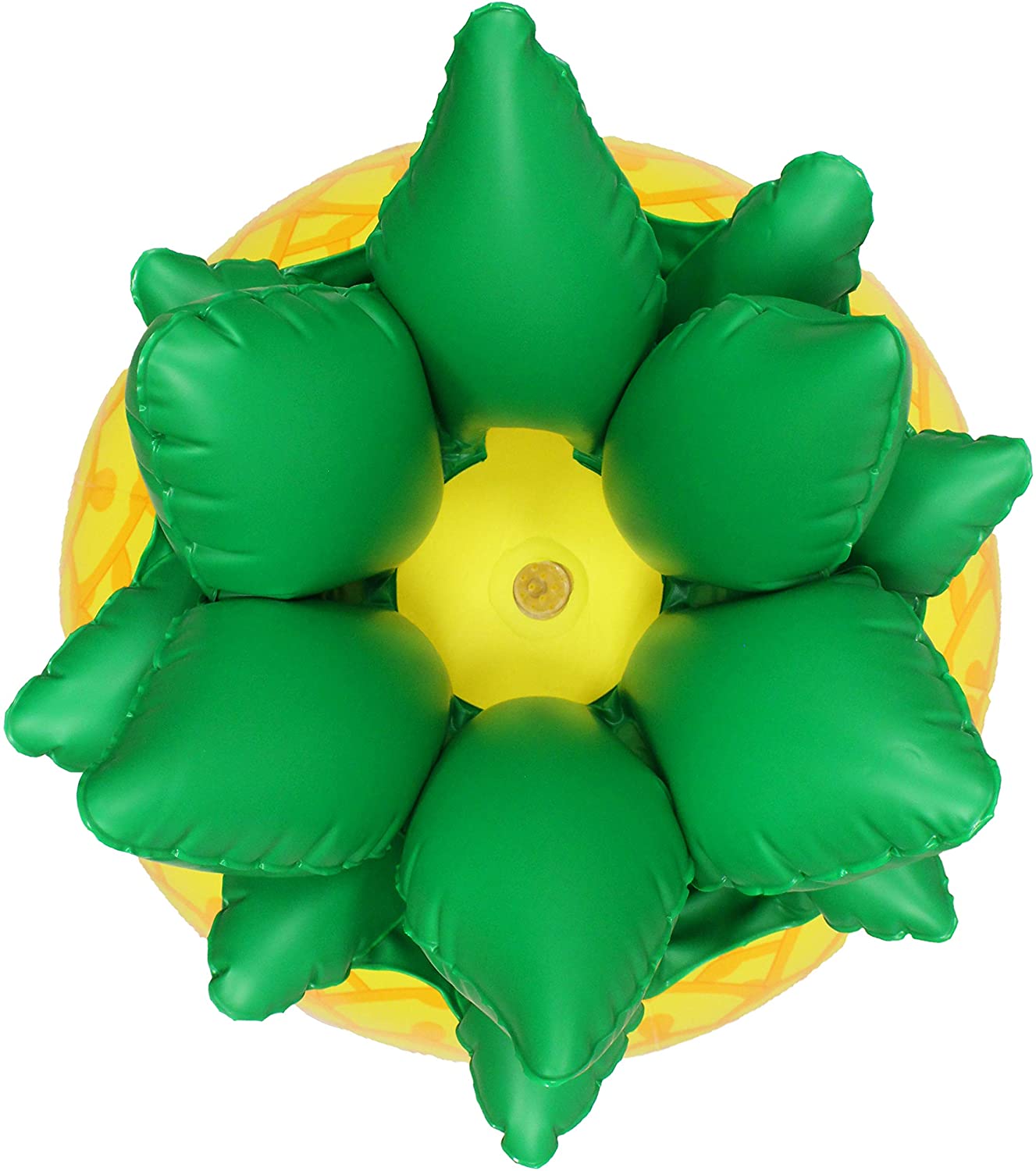 Intera Inflatable Tropical Pineapple Sprinkler， 35” Lawn Sprinkler for Kids Water Toy for Boys Girls Water Party Outdoor Sprinkler for Water Fun