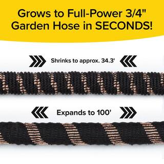 Pocket Hose Copper Bullet 34 in. Dia x 100 ft. Expandable 650 psi Lightweight Lead-Free Kink-Free Hose 16262