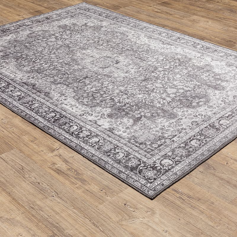 StyleHaven Season Vintage Faded Medallion Area Rug