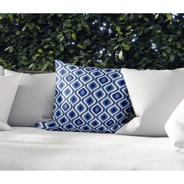 YE DARK BLUE Indoor|Outdoor Pillow By Kavka Designs - 18X18