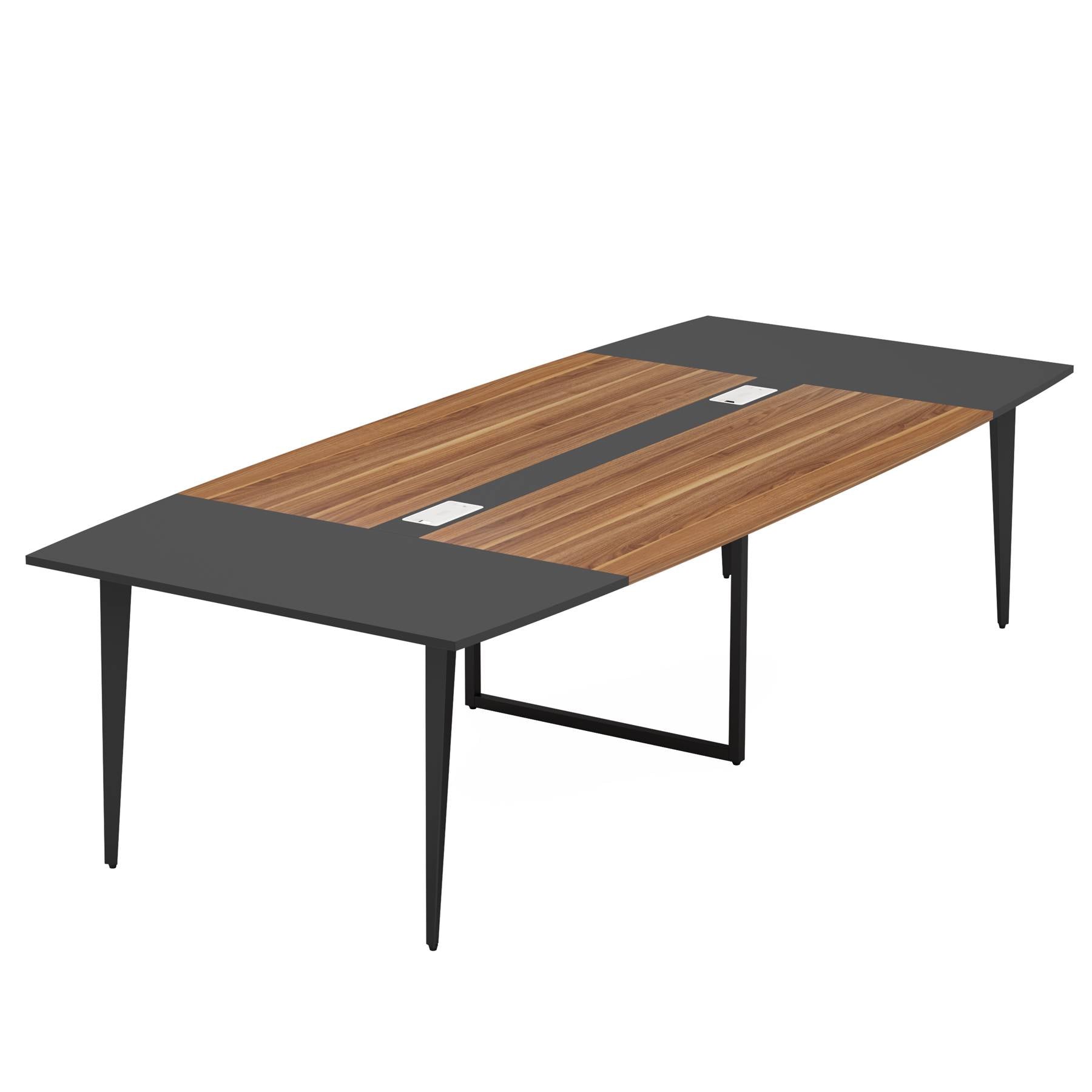 6FT / 8FT Conference Table, Modern Boat Shaped Meeting Table