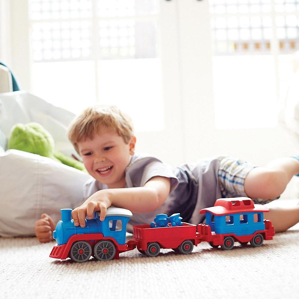 Green Toys Push Along Train Toy BPA Free 100% Recycled Eco Friendly