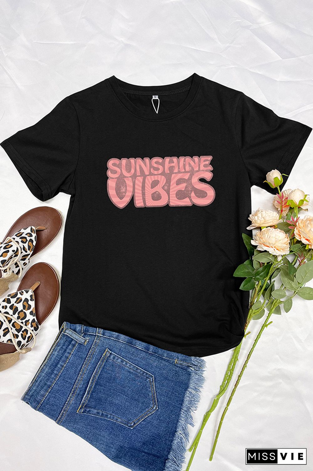 Sunshine Vibes Graphic Tee Wholesale