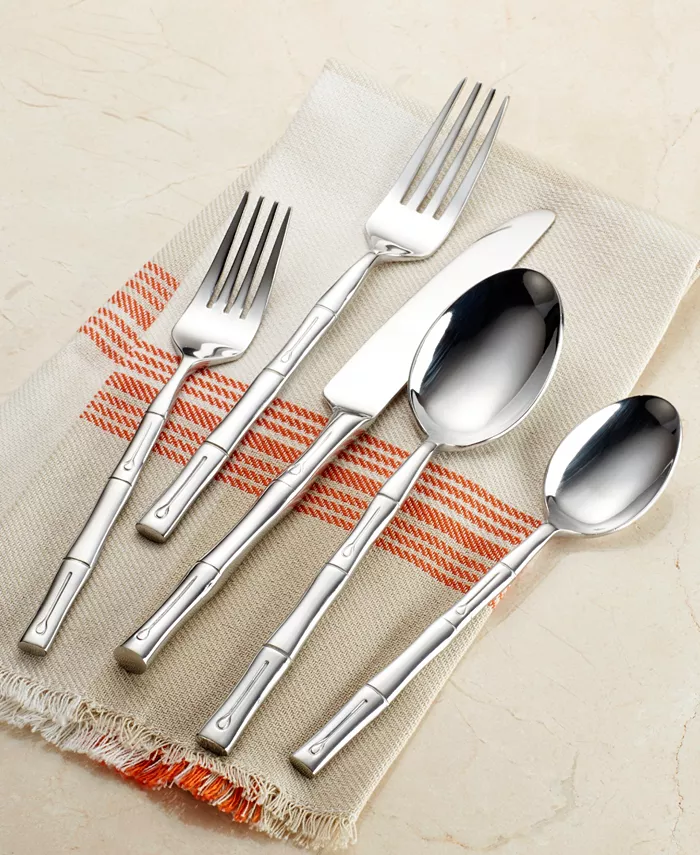 Hampton Forge Flatware Bamboo 20-Pc Set Service for 4