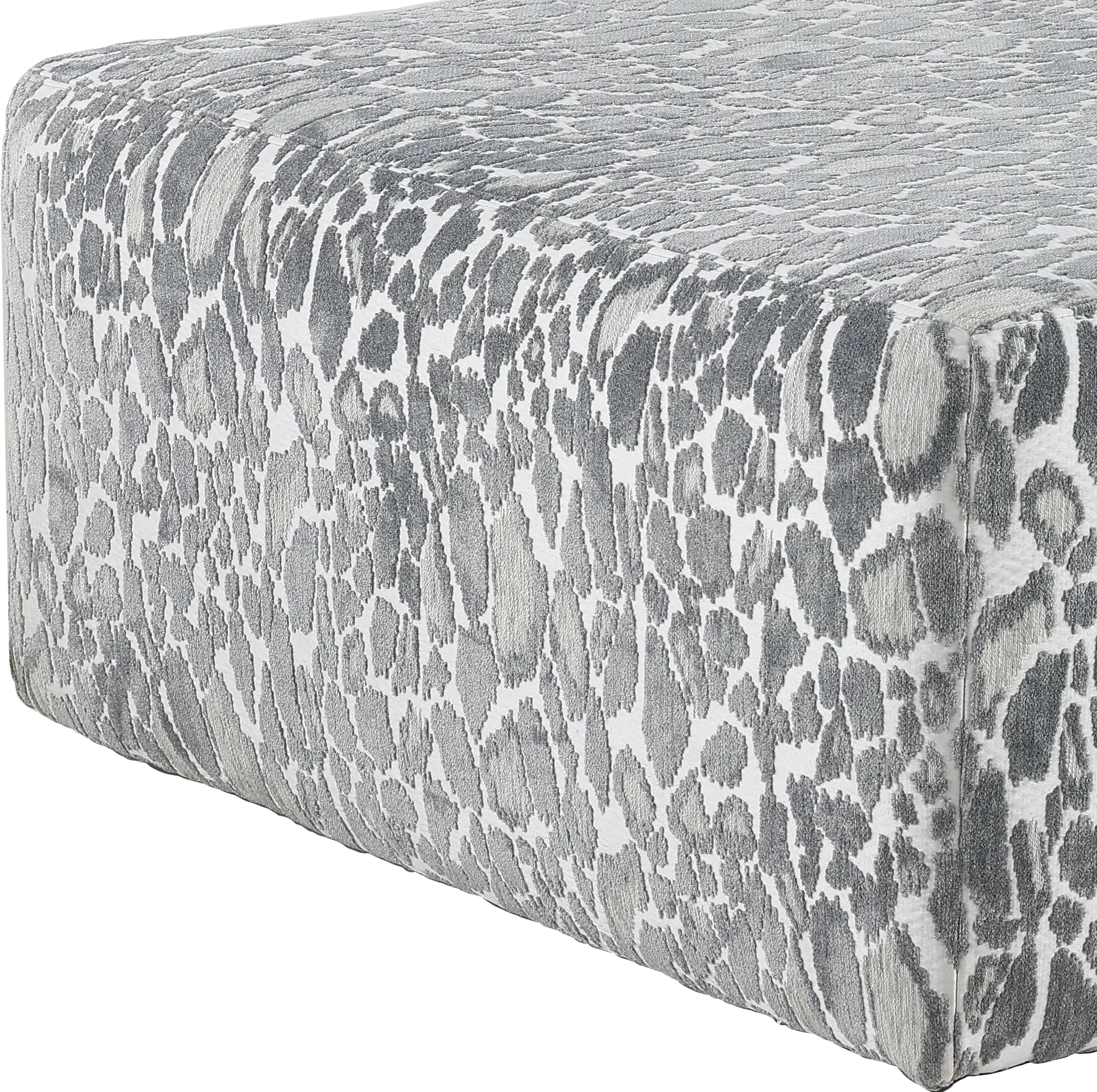 Lamar Gray Cocktail Ottoman