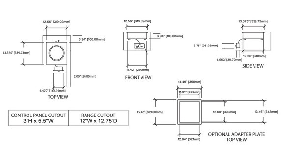 SPT SR 108MR Built In (Non cooking/Hold Only) Indu...