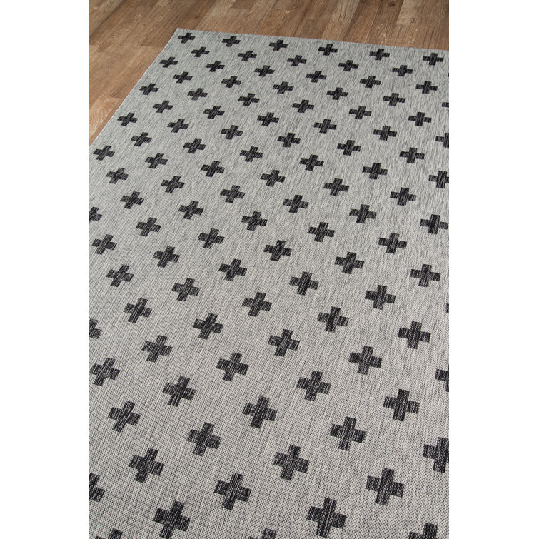 Umbria Charcoal Indoor/Outdoor Rug