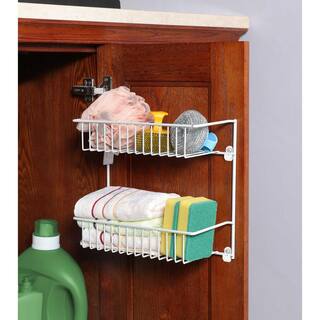 Everbilt 2-Tier Rack Wire Shelf (12.5 in. W x 10.5 in. H X 5 in. D) 90262