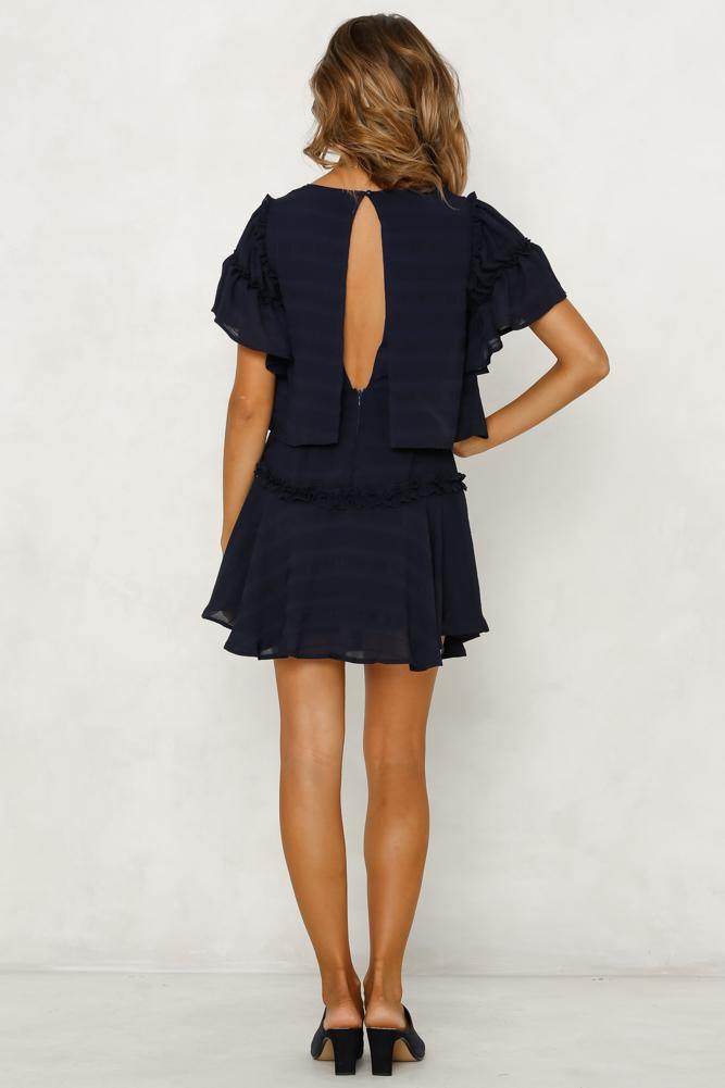 Good Girl Gone Bad Dress Navy