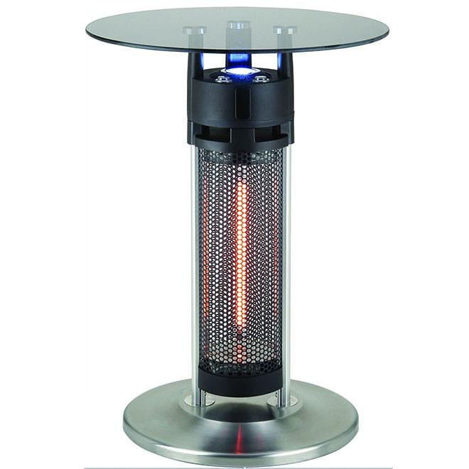 EnerG+ 1400W Electric Infrared Bistro Table Patio Heater With LED Light