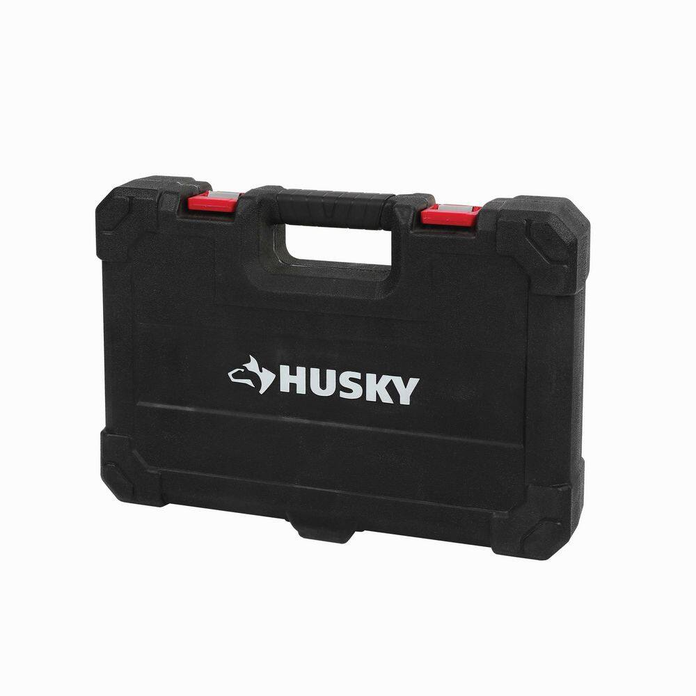 Husky 60-Piece Home Repair tool set Bundled with Headlamp and Knee Pad 90658